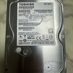 Toshiba hdd 하드디스크 1TB