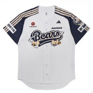 L 100 두산 베어스 망그러진 곰 망곰 아디다스 어센틱 유니폼 미개봉 미시착 새상품