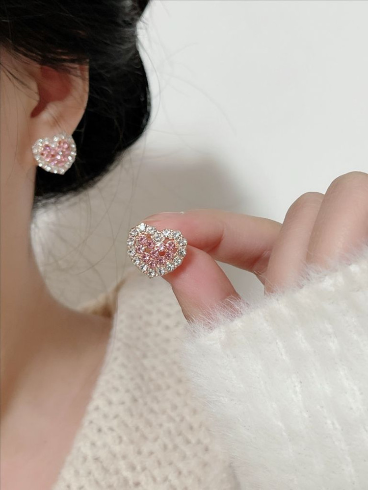 드롭 귀걸이 하트 귀걸이 큐빅 귀걸이 진주 귀걸이--8