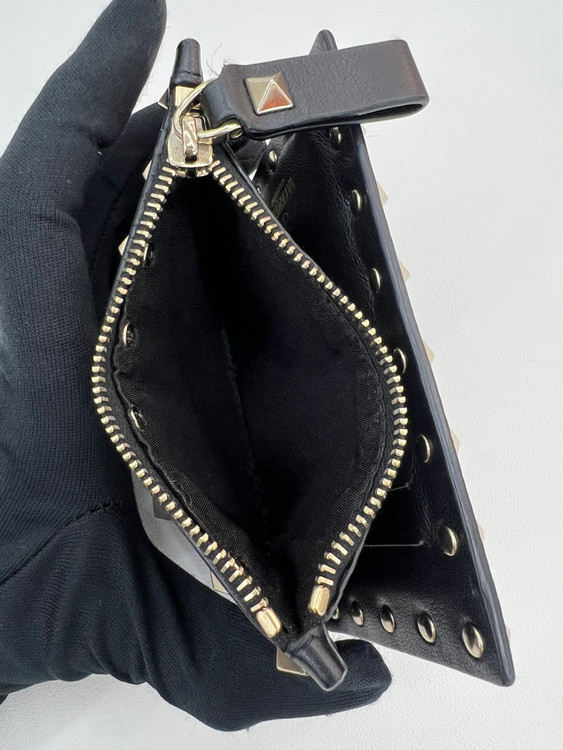 [중고명품 럭스올 울산점]발렌티노 락스터드 카드 케이스 지갑--7