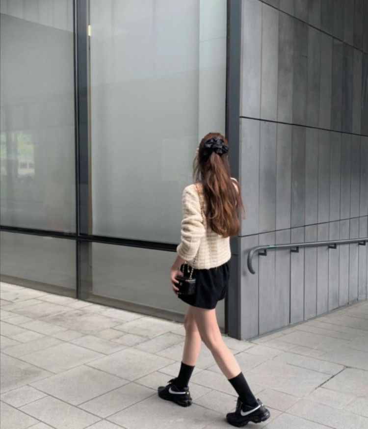 온스 베니티 트위드가디건--2