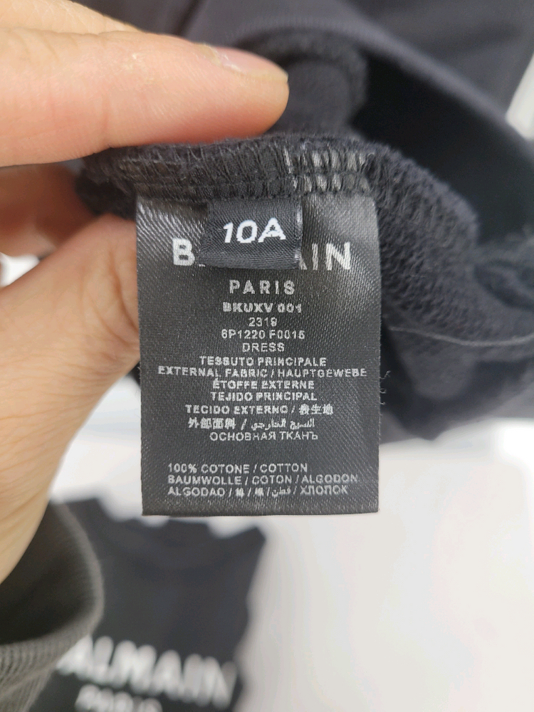 명품 아동상의 발망 랑방 구찌 키즈 맨투맨 후드티 원피스 (10~12세)--1