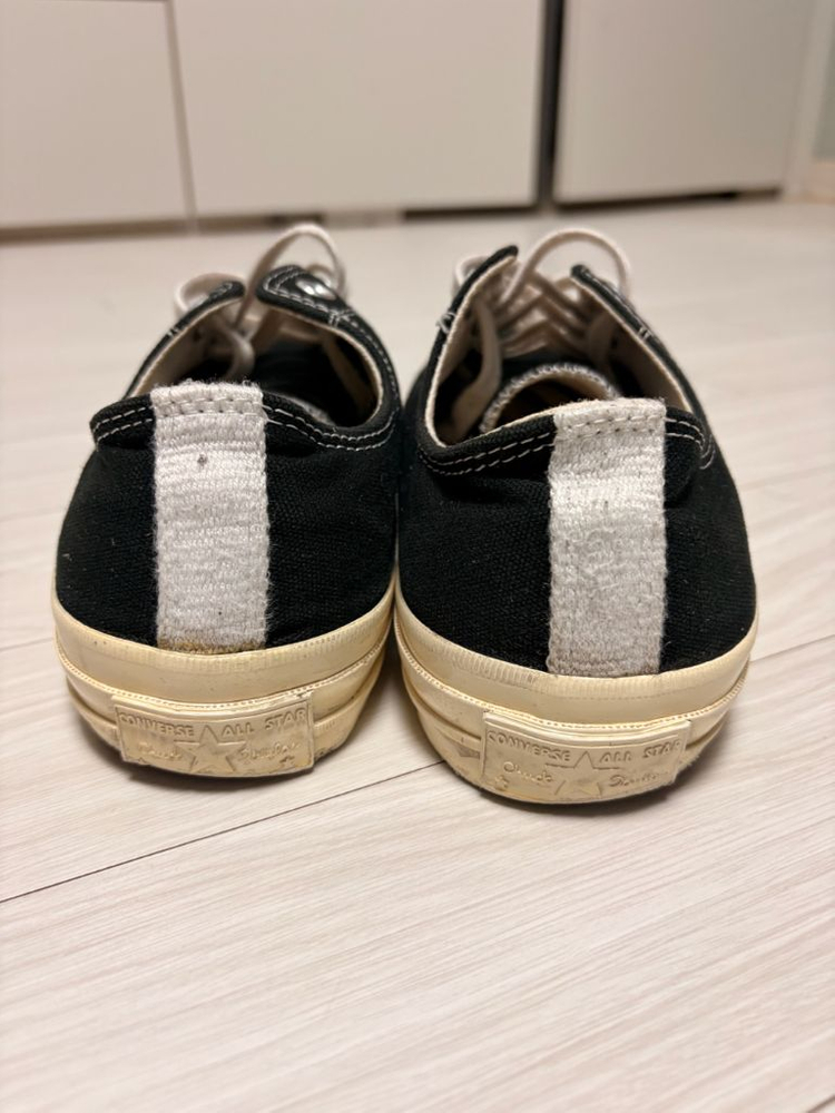 컨버스 꼼데가르송 척테일러 로우 블랙 285mm--3