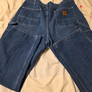 칼하트 B13 DST 싱글니 카펜터 데님 팬츠 덩가리핏 36x30