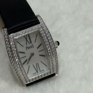 피아제 라임라이트 토노 자개판 은장 쿼츠 시계