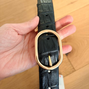 자라 ZARA 악어 패턴 리얼가죽 벨트 80 새 제품