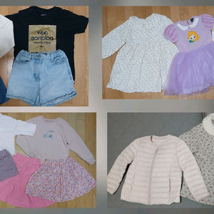 여아 옷 일괄 120~130 봄 여름 가을