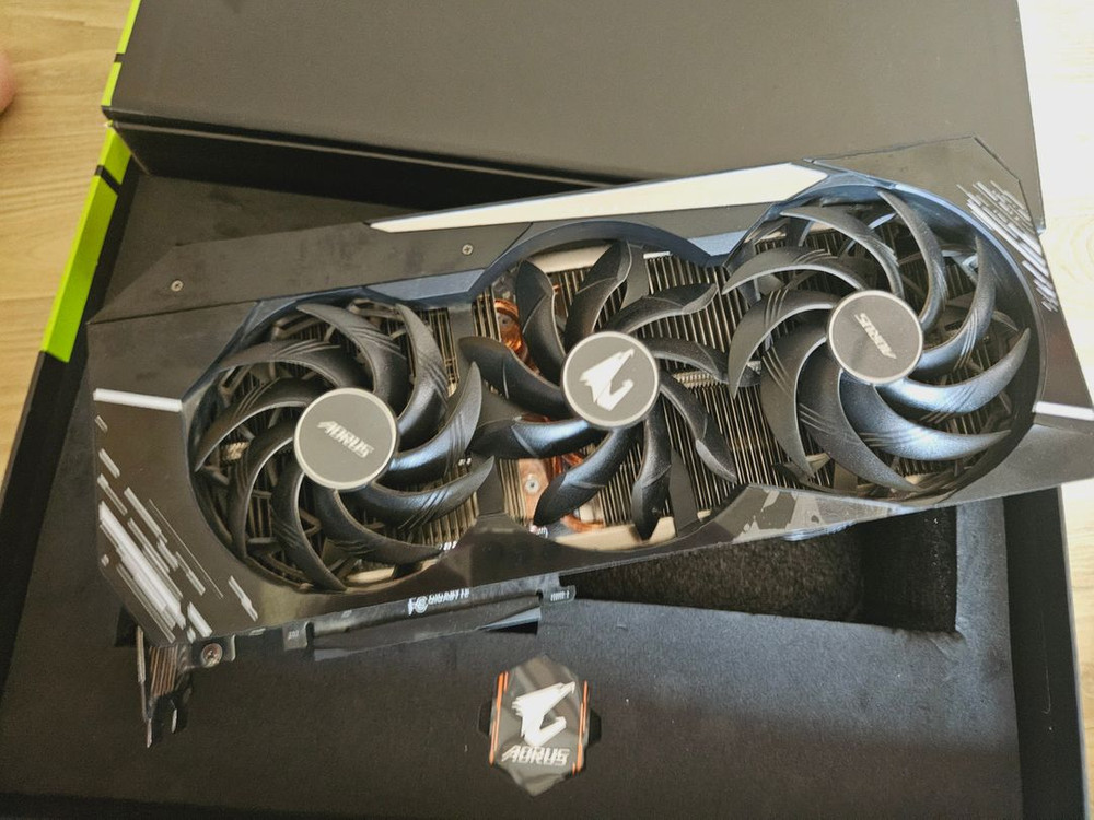 기가바이트 RTX 3080Ti Aorous master 어로스 마스터 판매합니다 이미지