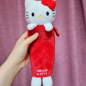 (희귀/매물없음/새상품)산리오 정품 고전키티 헬로키티 봉제인형 파우치 필통 이미지