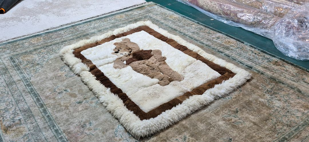 페루 핸드메이드 알파카 카페트 - PR107 - 1160mm/1550mm 이미지