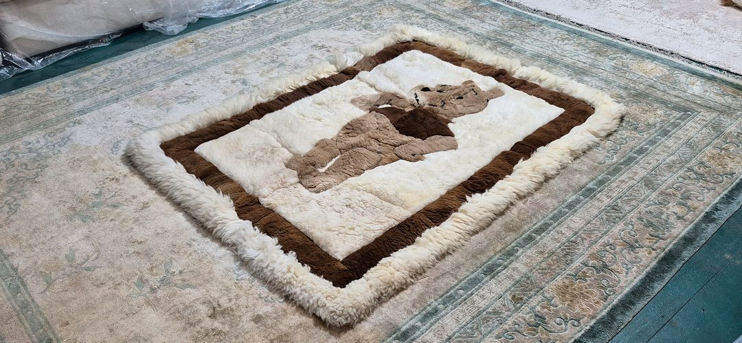 페루 핸드메이드 알파카 카페트 - PR107 - 1160mm/1550mm 이미지