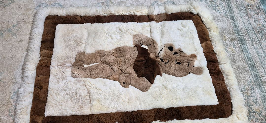 페루 핸드메이드 알파카 카페트 - PR107 - 1160mm/1550mm 이미지