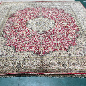 인도 대형 핸드메이드 실크 카페트 - IN194 - 이미지