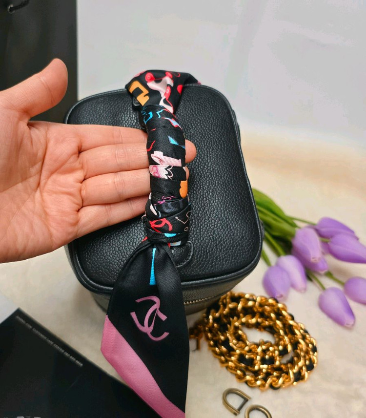 샤넬캐비어베니티백 숄더백 토트백 탭핸들 정품--5