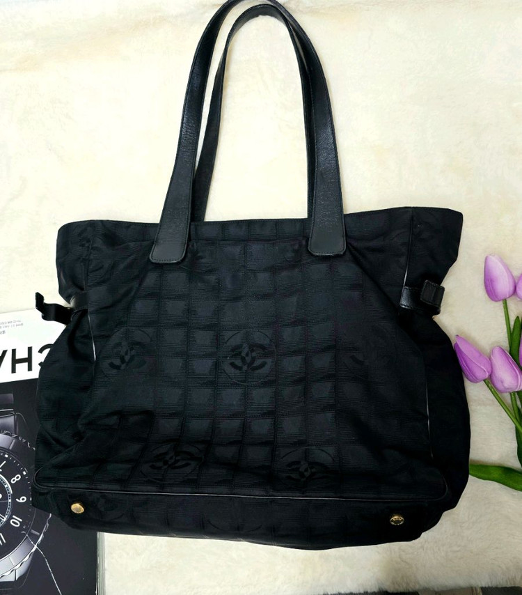 샤넬 페브릭 토트백 7번대 정품--2