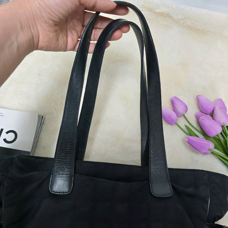 샤넬 페브릭 토트백 7번대 정품--4