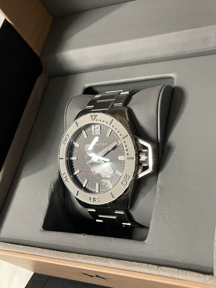 해밀톤 카키 네이비 스쿠버 프로그맨 신형--1