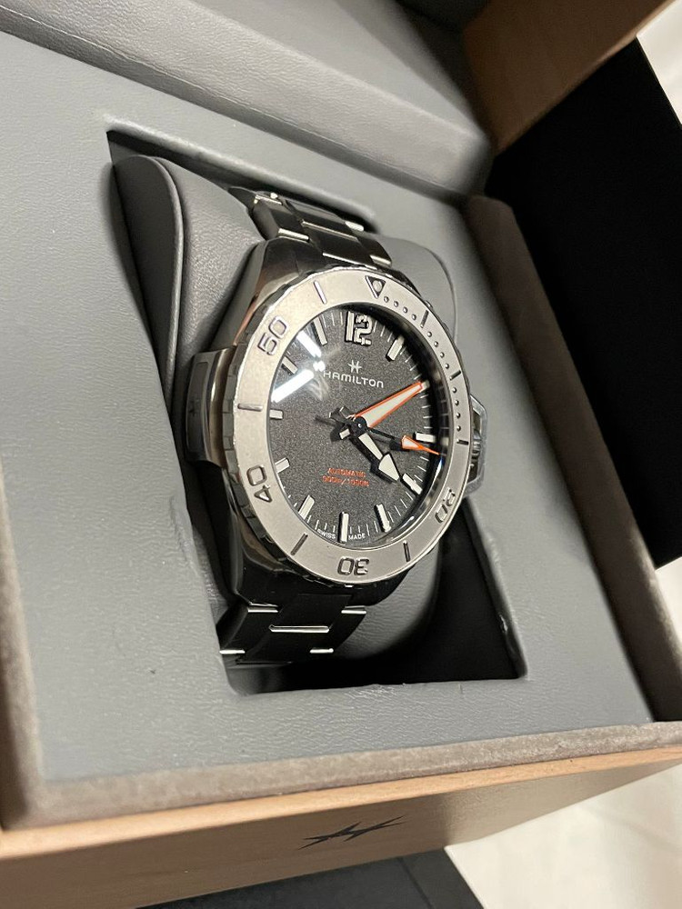 해밀톤 카키 네이비 스쿠버 프로그맨 신형--2