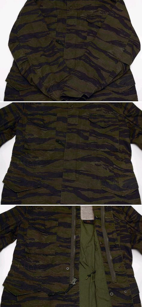 알파인더스트리 USA 오리지널 타이거카모 M-65 자켓 (105+) 이미지