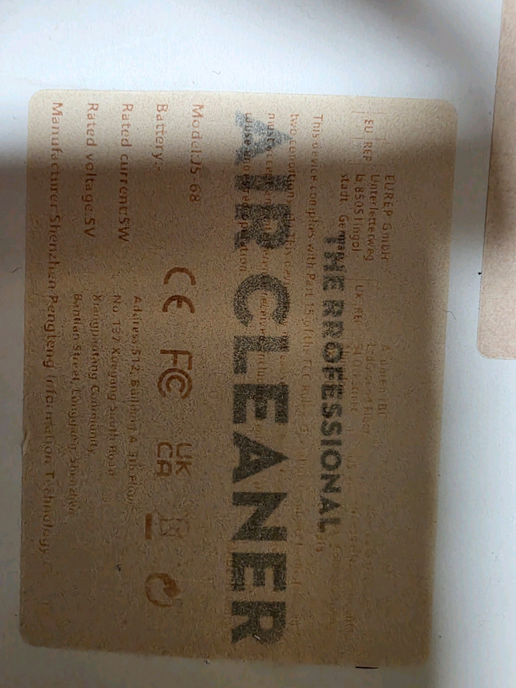 차량용 USB 미니 공기청정기 새제품--3