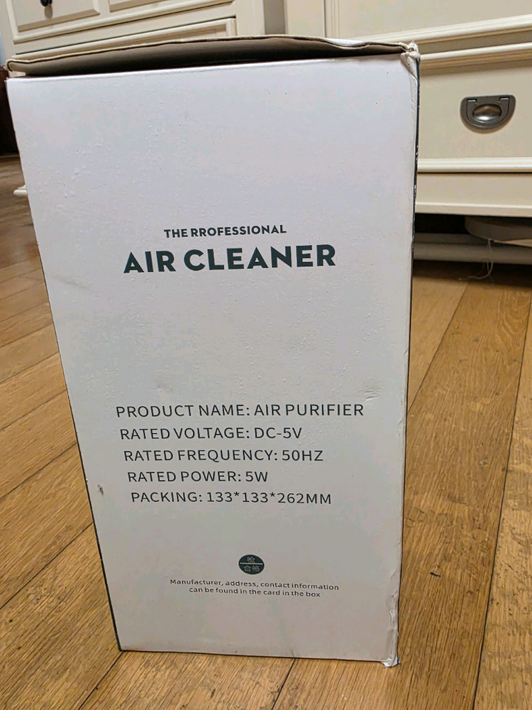 차량용 USB 미니 공기청정기 새제품--4