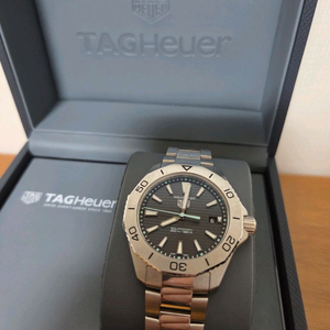 테그호이어 아쿠아레이서 솔라쿼츠 40mm 새상품급 이미지
