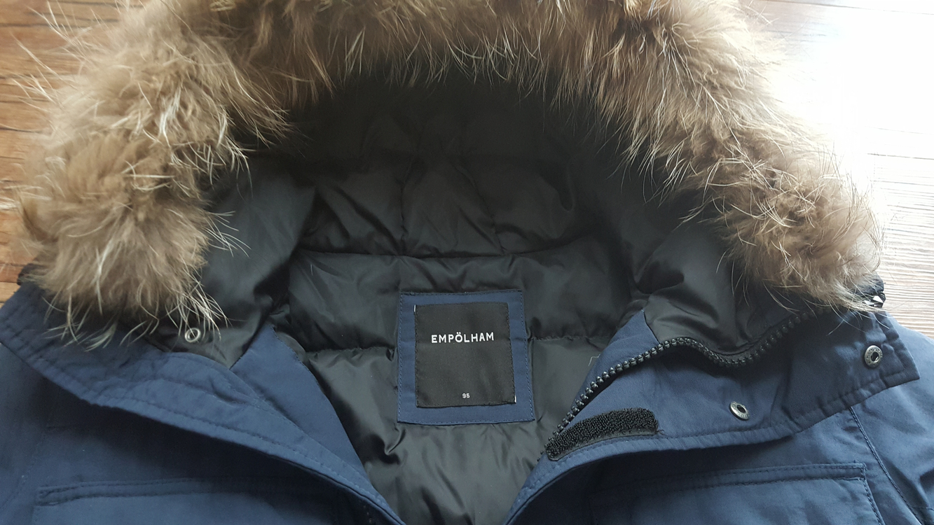 남성 95 패딩 덕다운 오리털 퍼후드 엠폴햄--2