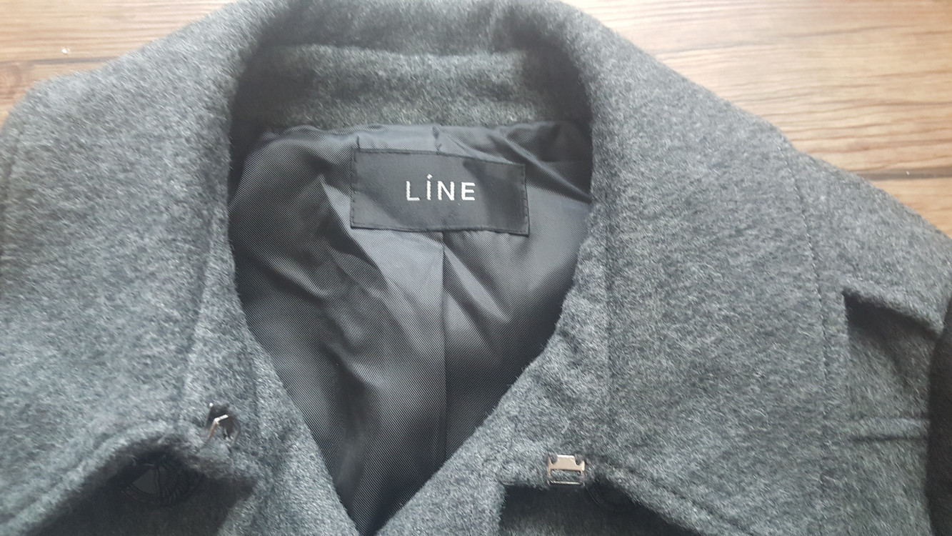 여성55 66 반코트 롱코트 롱재킷 데버노이즈 라인 배색 투톤--6