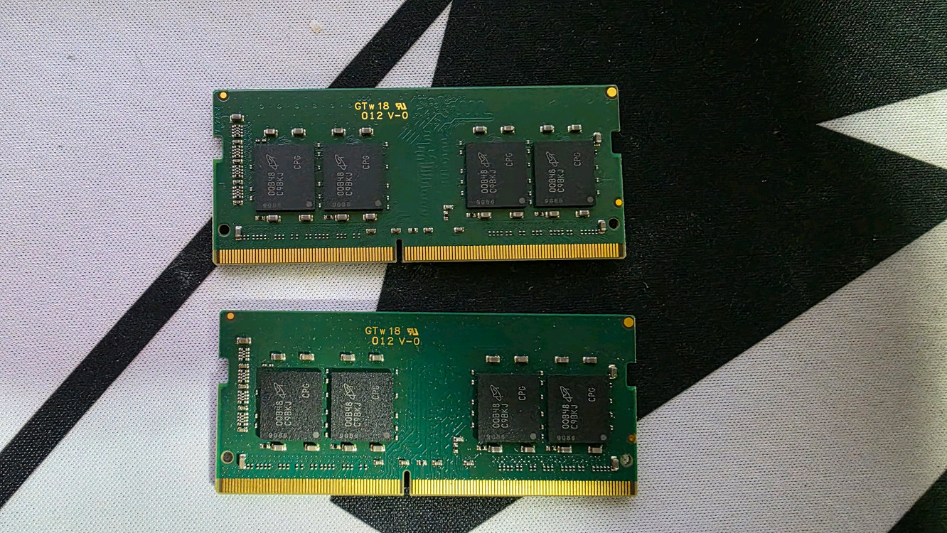 노트북용 크루셜 DDR4-3200 16GB 메모리 2개 세트--1