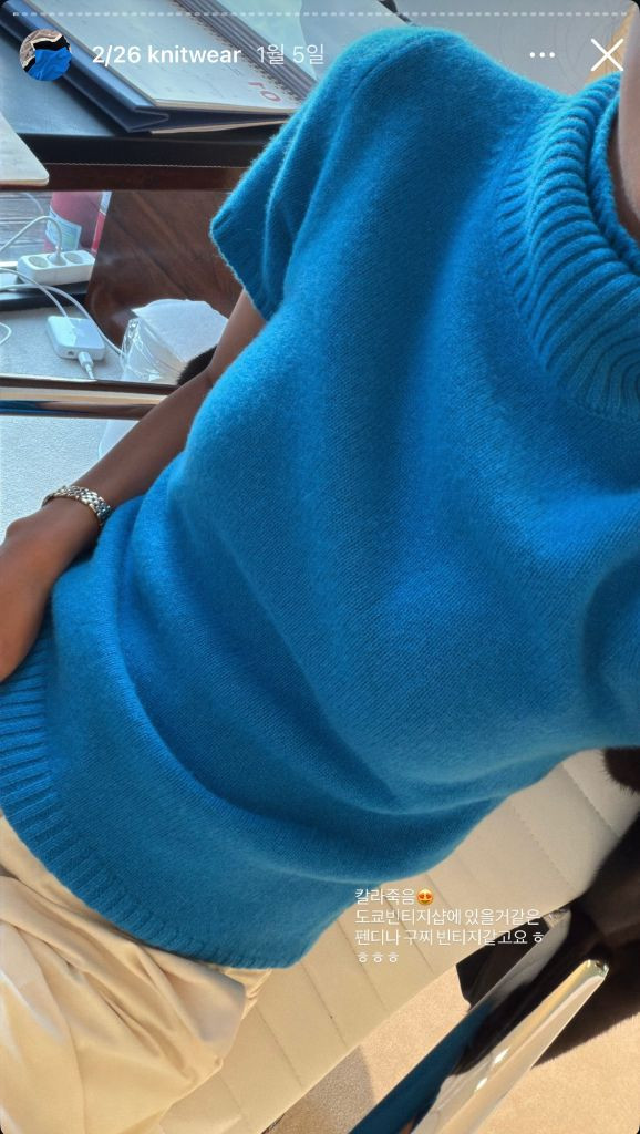 식스앤어하프 short sleeve turtleneck blue(M) 이미지