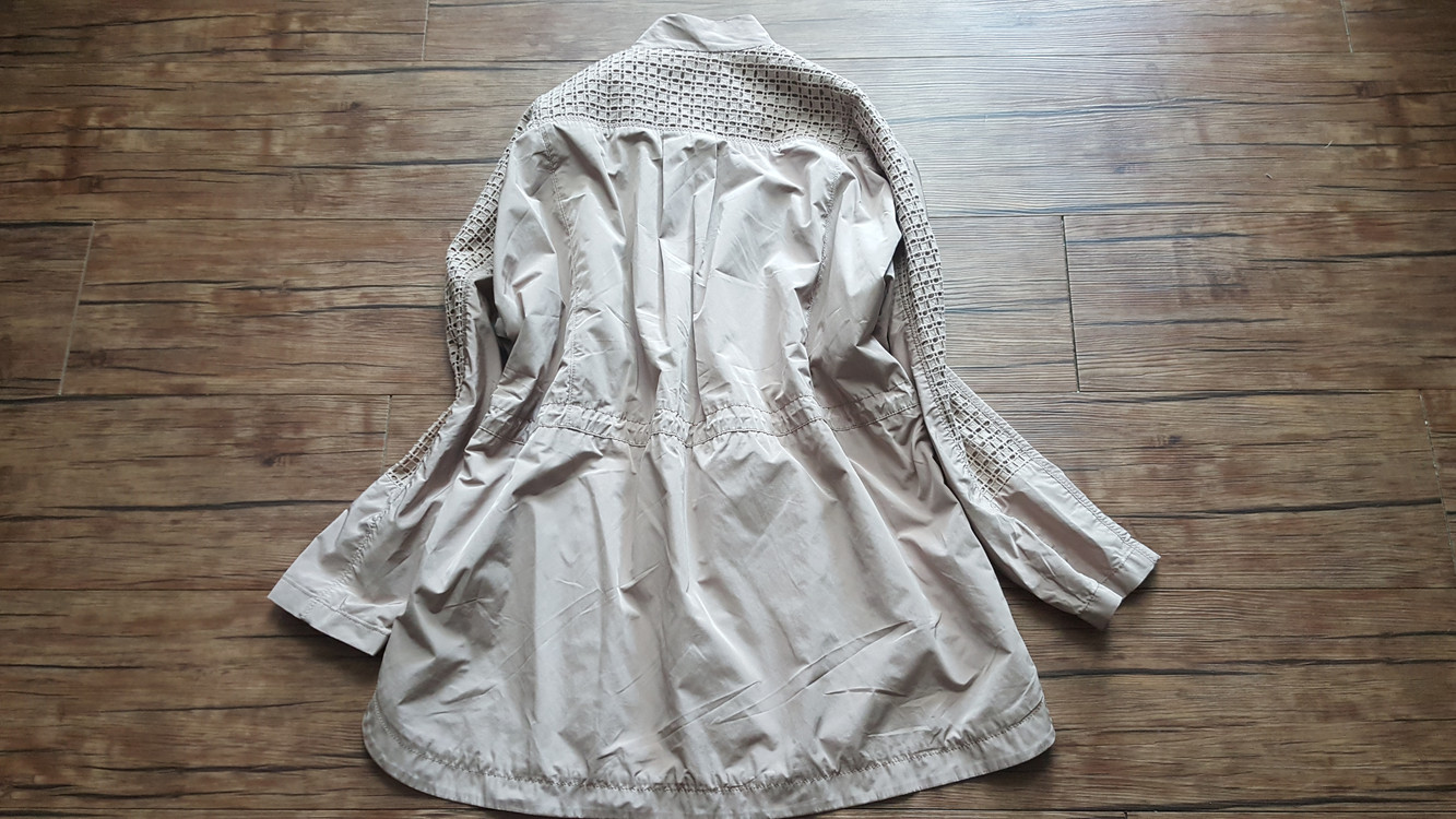 사이즈66 77 트렌치 코트 점퍼 브라운 앤썸--1