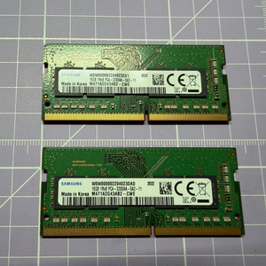 노트북 DDR4 16GB 메모리 2개 세트(32gb)