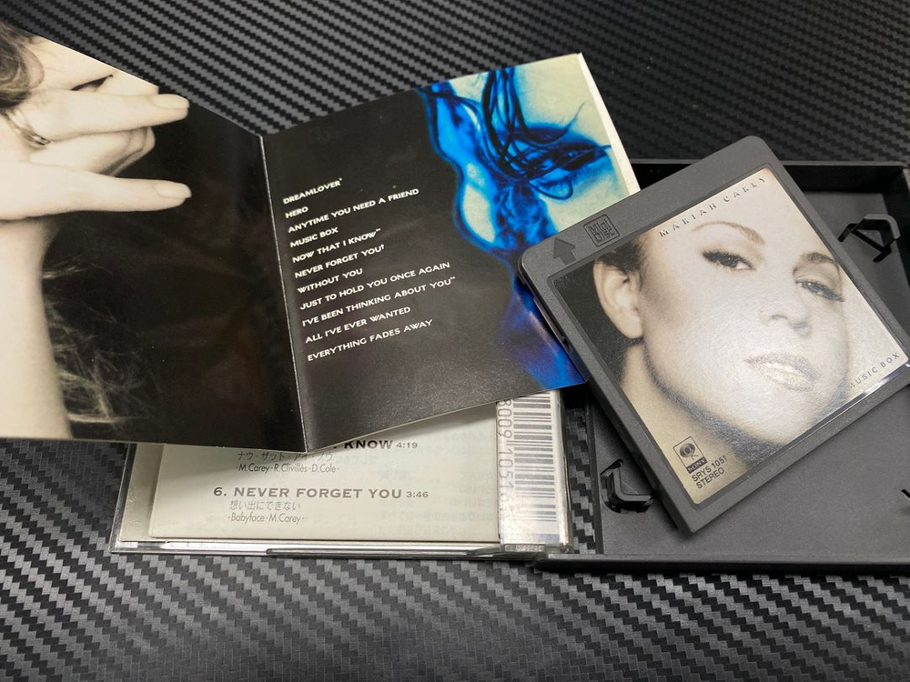 희소 MD 디스크 MARIAH CAREY MD 음반 [머라이어 캐리 MUSIC BOX ]--1