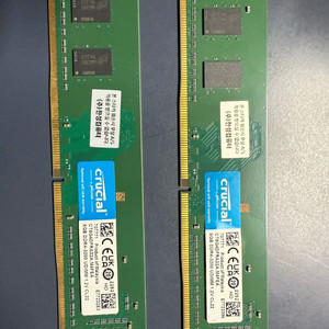 ddr4 8gb x 2 마이크론 3200 cl22 이미지