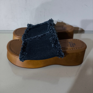 36 230mm 슈콤마보니 데님 슬리퍼