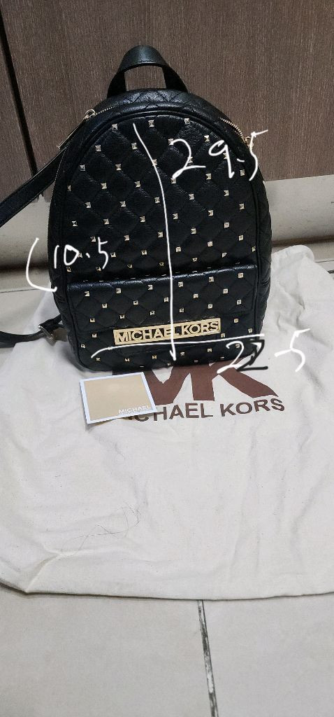 무료배송 마이클코어스 여성 퀼팅백팩 양호--9