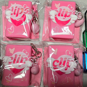 세븐일레븐 이클립스3 화이트데이 키링1 핑크 기획팩 케이스 키체인