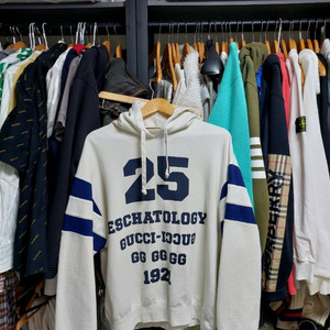 구찌 1921 프린팅 후드티 아이보리 m 백화점판 이미지