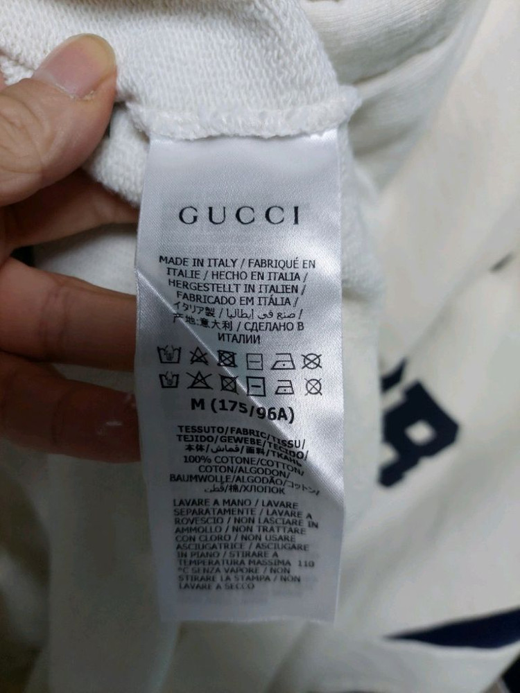 구찌 1921 프린팅 후드티 아이보리 m 백화점판 이미지