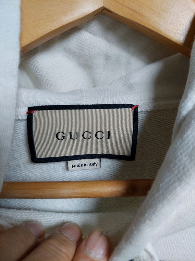 구찌 1921 프린팅 후드티 아이보리 m 백화점판 이미지