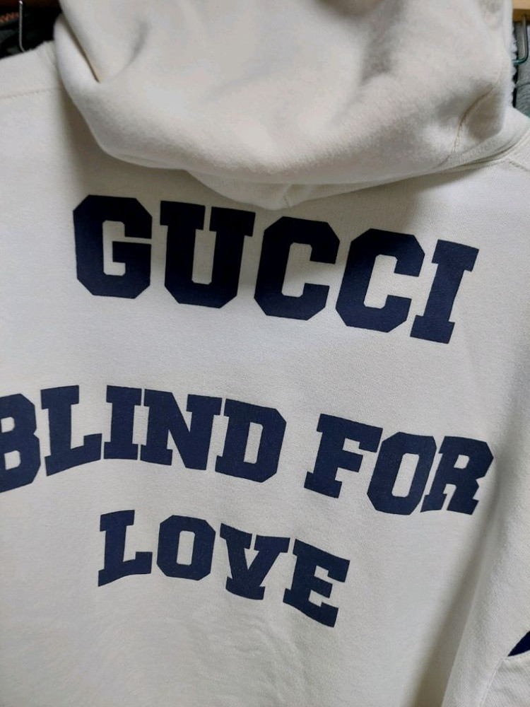 구찌 1921 프린팅 후드티 아이보리 m 백화점판 이미지