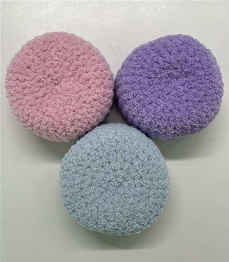 다마고치 파라다이스 뜨개 커버 케이스 핑크 퍼플 소라--5