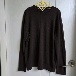 M~L타미힐피거 남성 램스울100% 니트