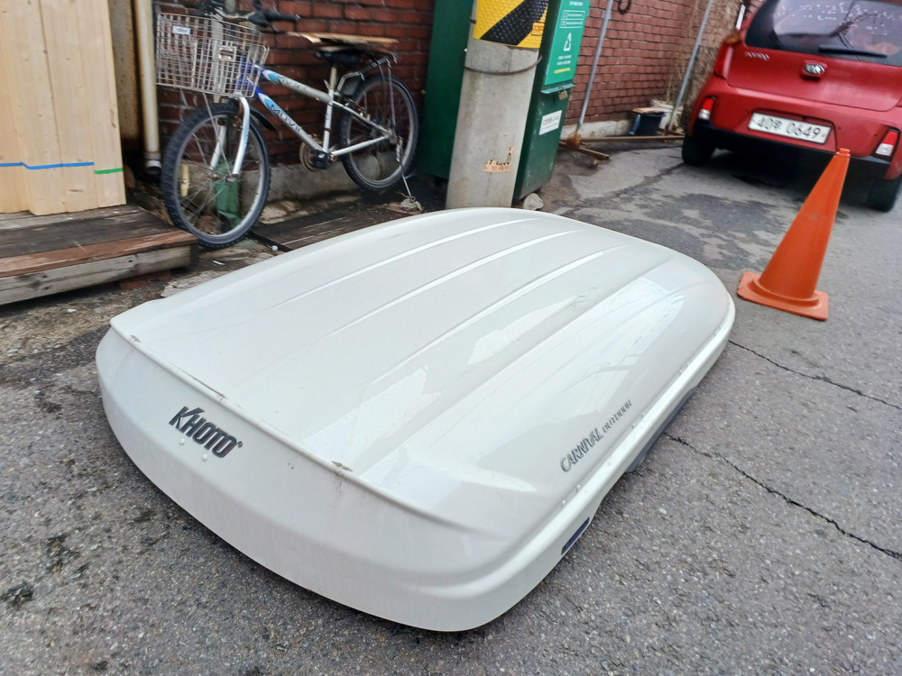 올뉴카니발 코토 일체형루프박스 화이트유광(올뉴카니발용) 이미지