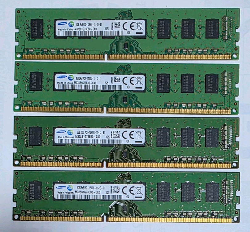 삼성 DDR3 12800U 8GB 4개 32GB 세트--0