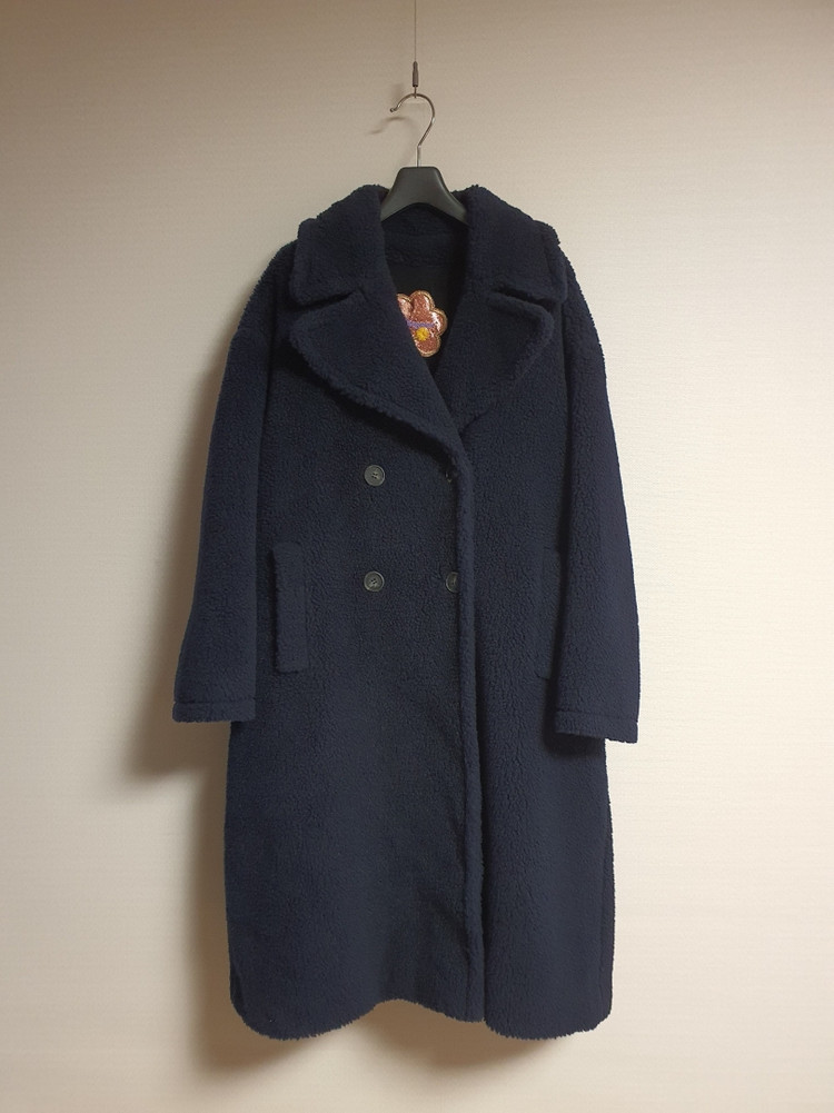 손정완 베이비카멜헤어 시어링 테디 무스탕 코트 55 사이즈 정품 이미지