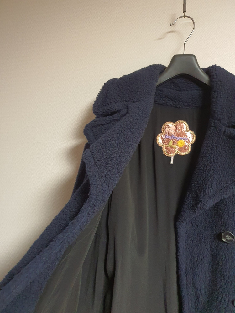 손정완 베이비카멜헤어 시어링 테디 무스탕 코트 55 사이즈 정품 이미지