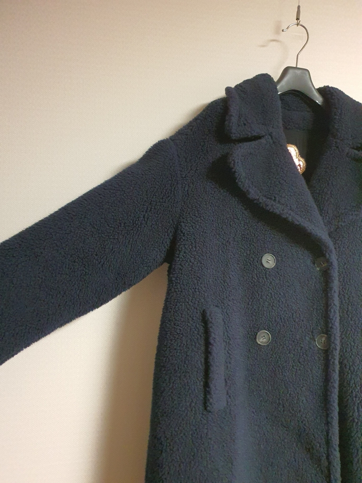 손정완 베이비카멜헤어 시어링 테디 무스탕 코트 55 사이즈 정품 이미지