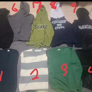 니트&기모 후드티