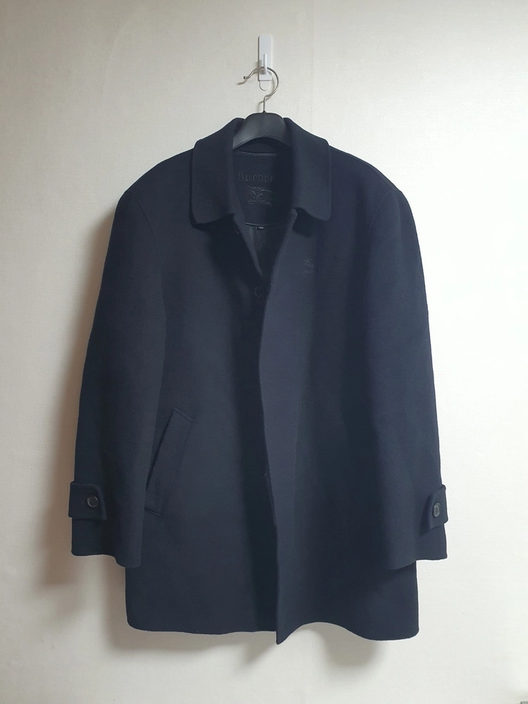 버버리 캐시미어100 싱글코트 블랙 L~XL 택포 이미지
